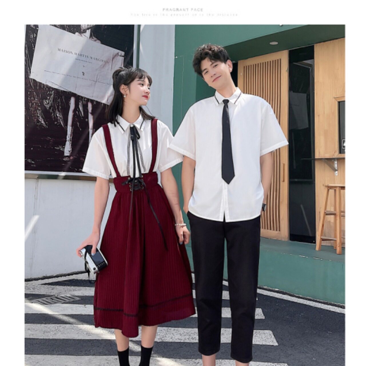 シミラールック シンプルホワイトシャツ | Pairluna