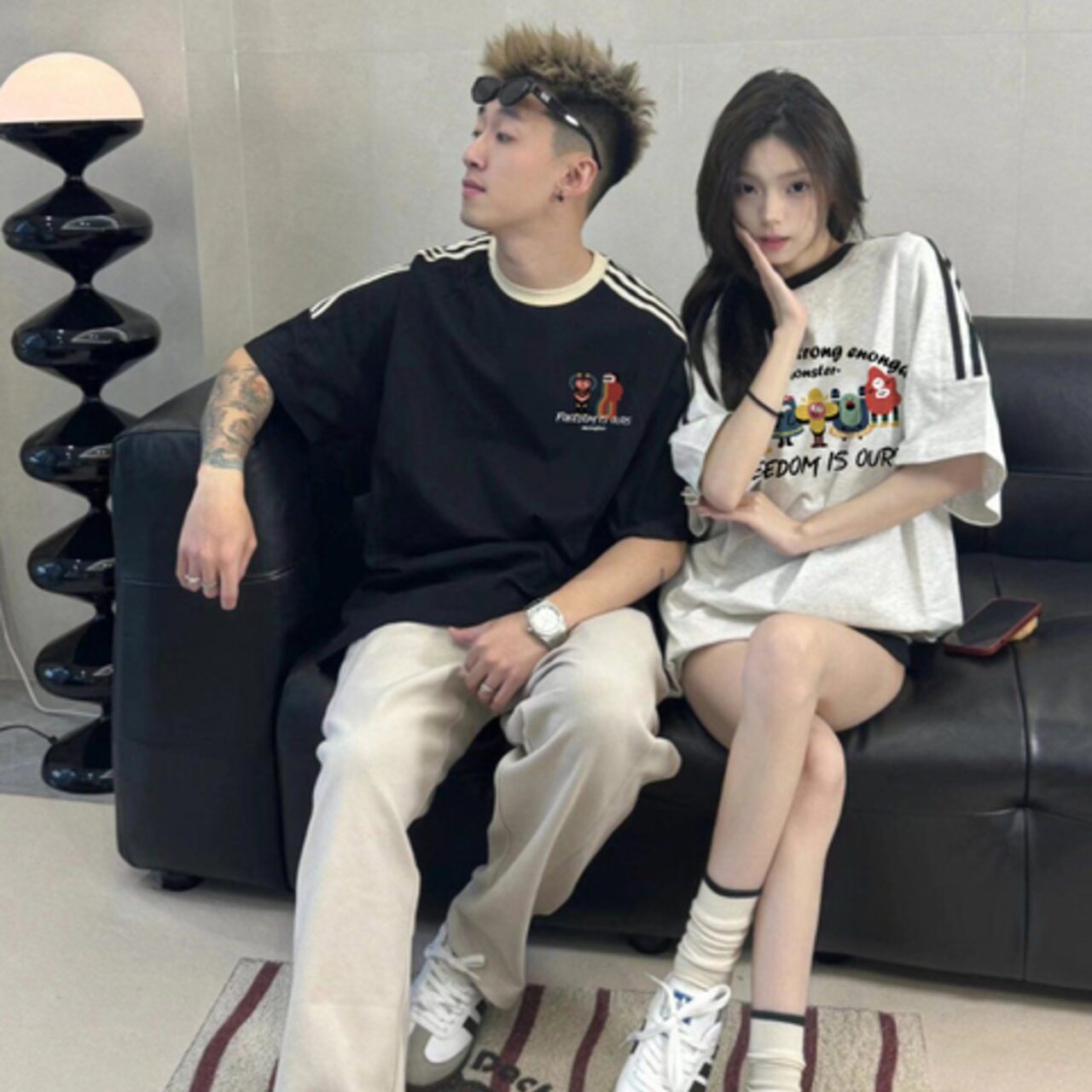 roora 特別デザイン カップルTシャツセット