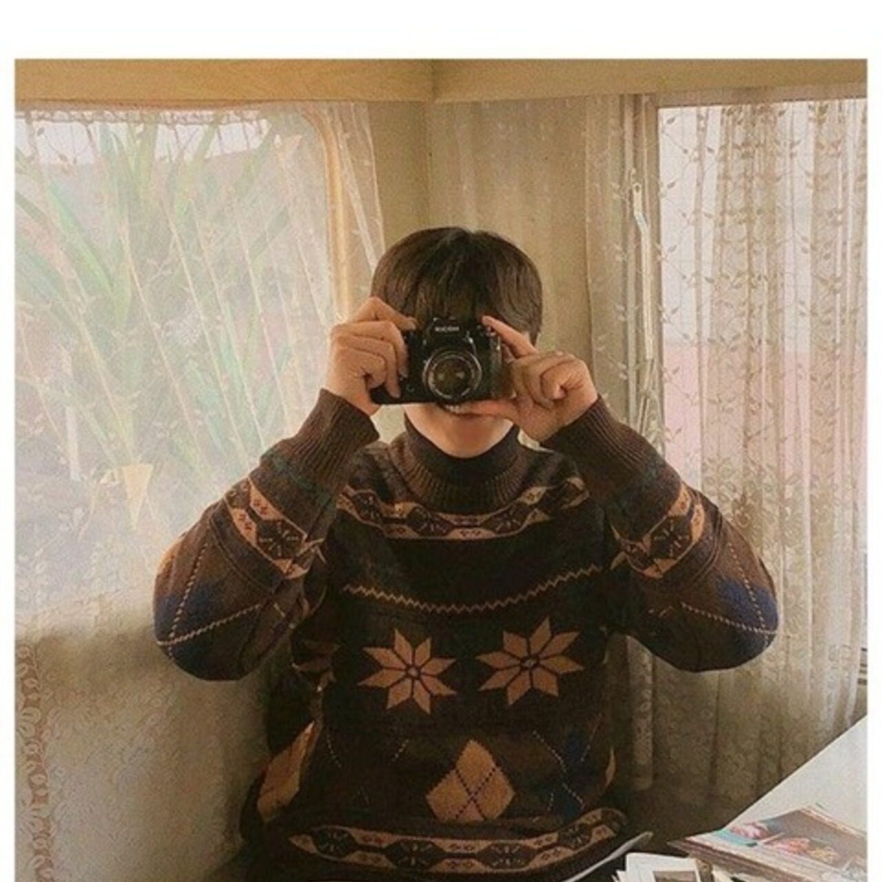 【クリスマス仕様】ペアルック クリスマス風 模様柄セーター