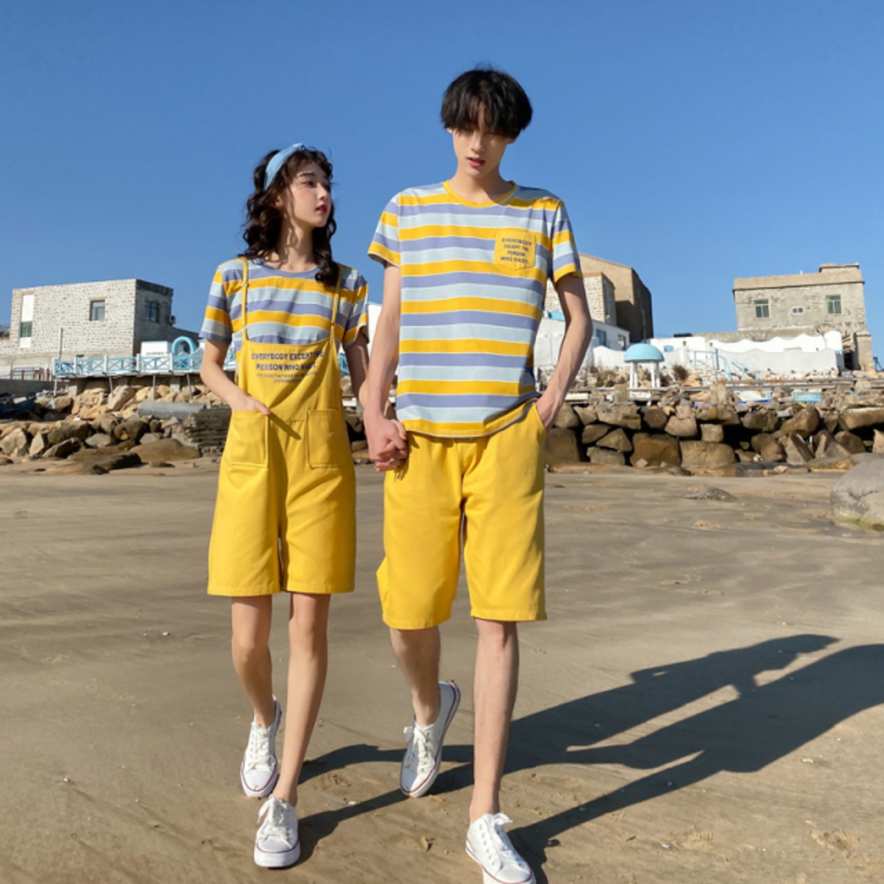 【カップルにおすすめ】イエローリンクコーデセット