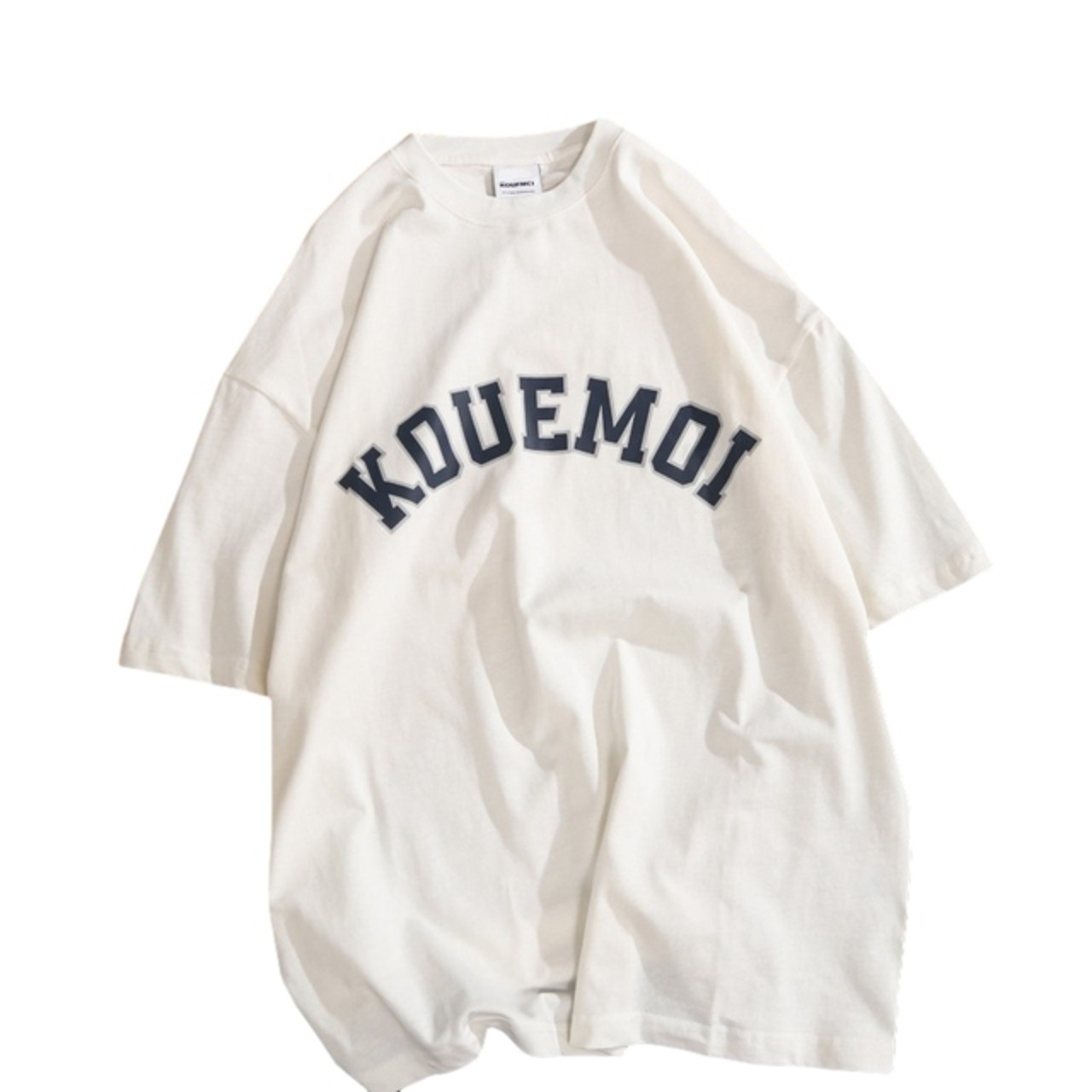 特別感 カップルコットンTシャツセット（ネット映えのトレンドブランド）