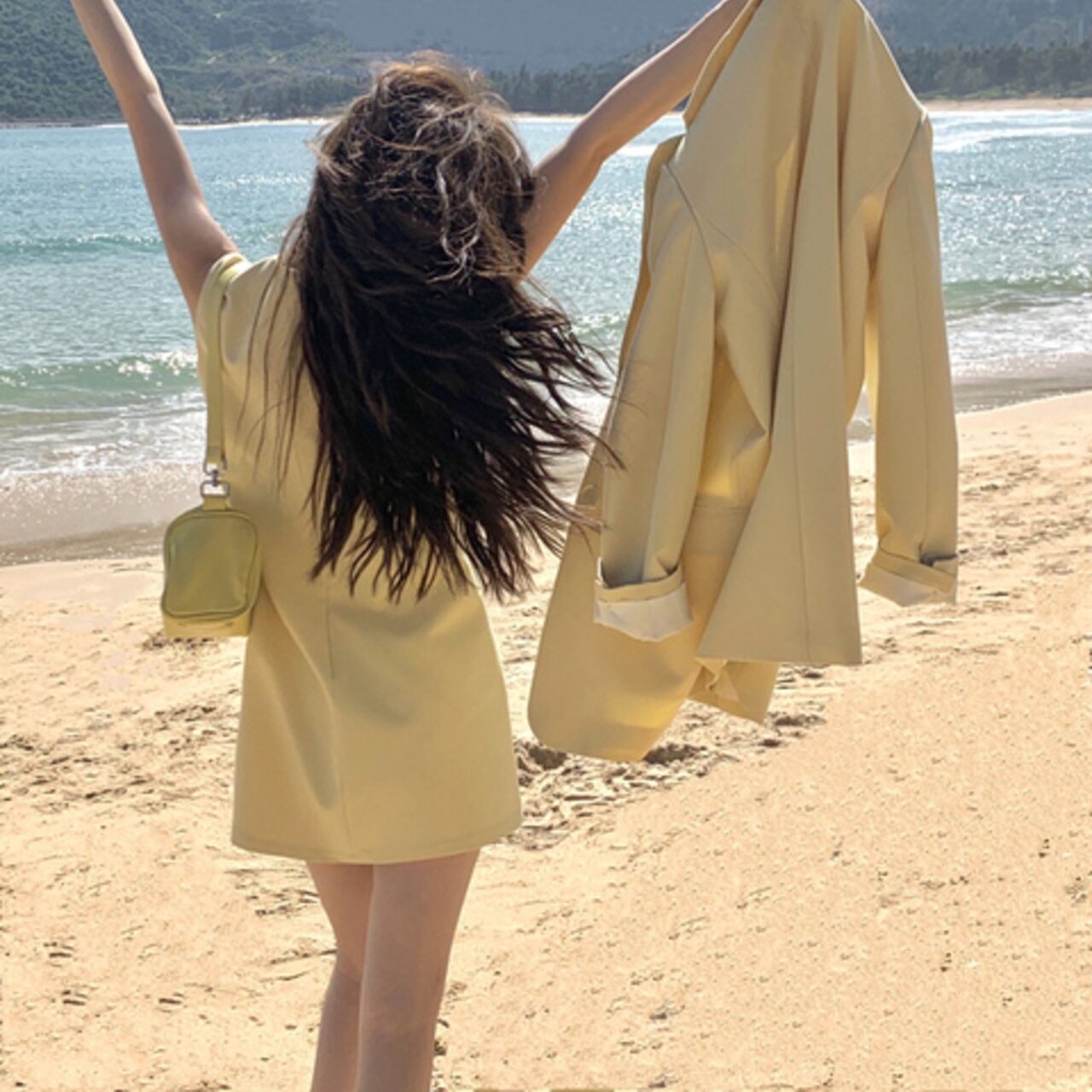 キャンディカラー ノースリーブワンピ（フランス風） 双子コーデに◎