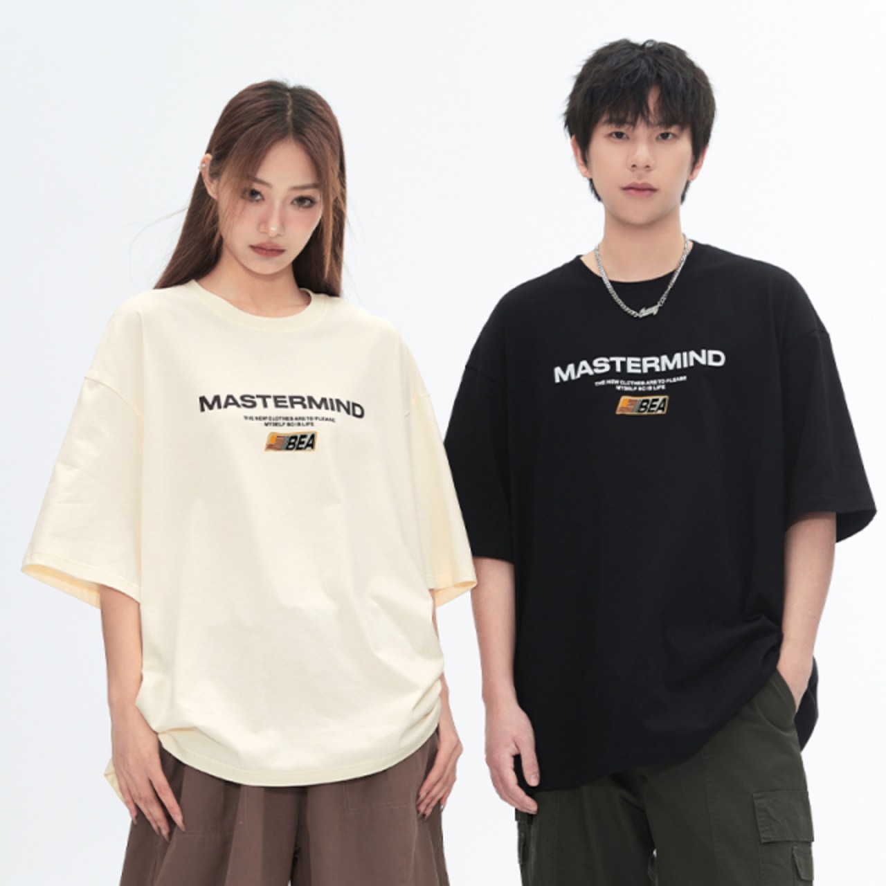 ペアルック アーバンスマート カジュアルTシャツ