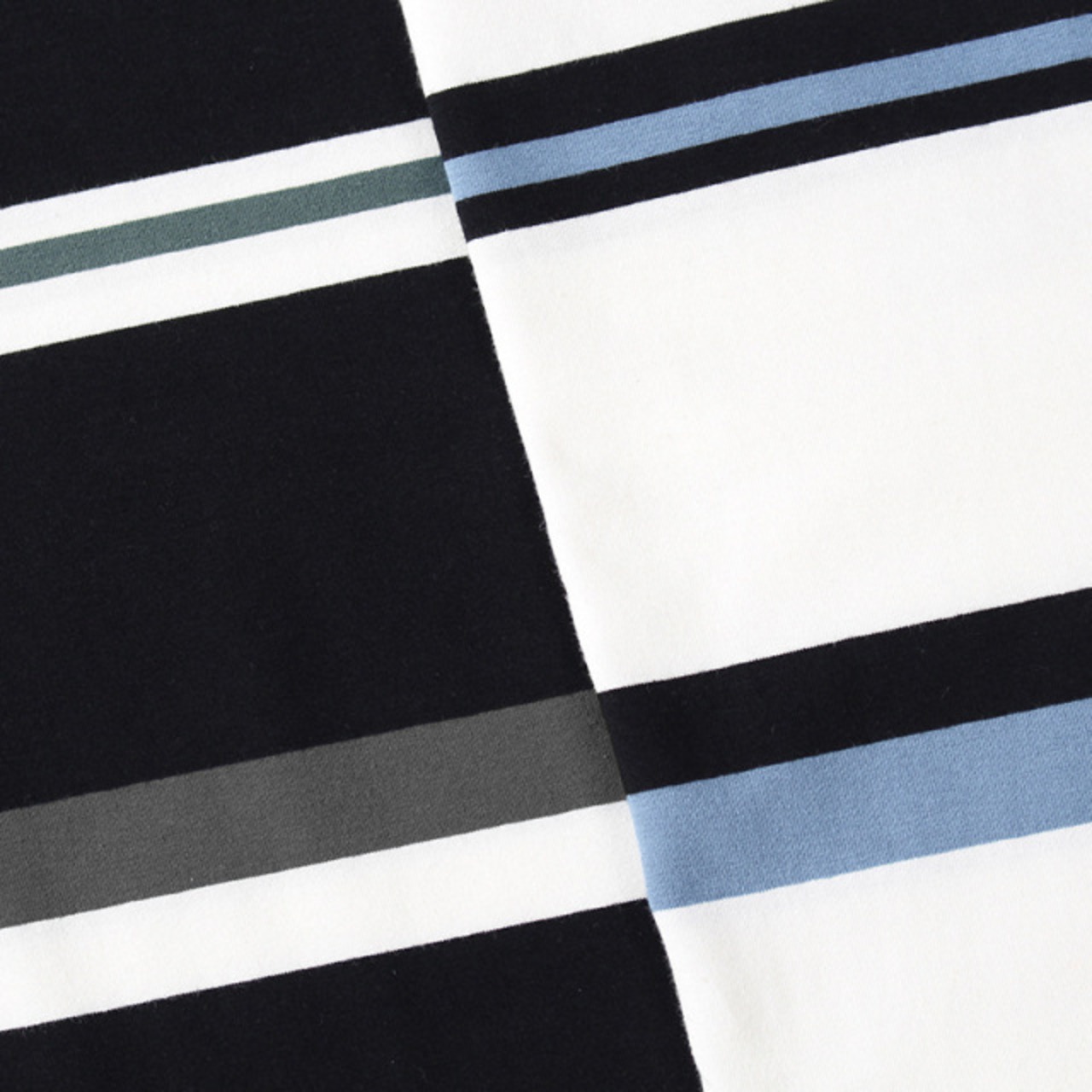 ペアルック カジュアルストライプ Tシャツ