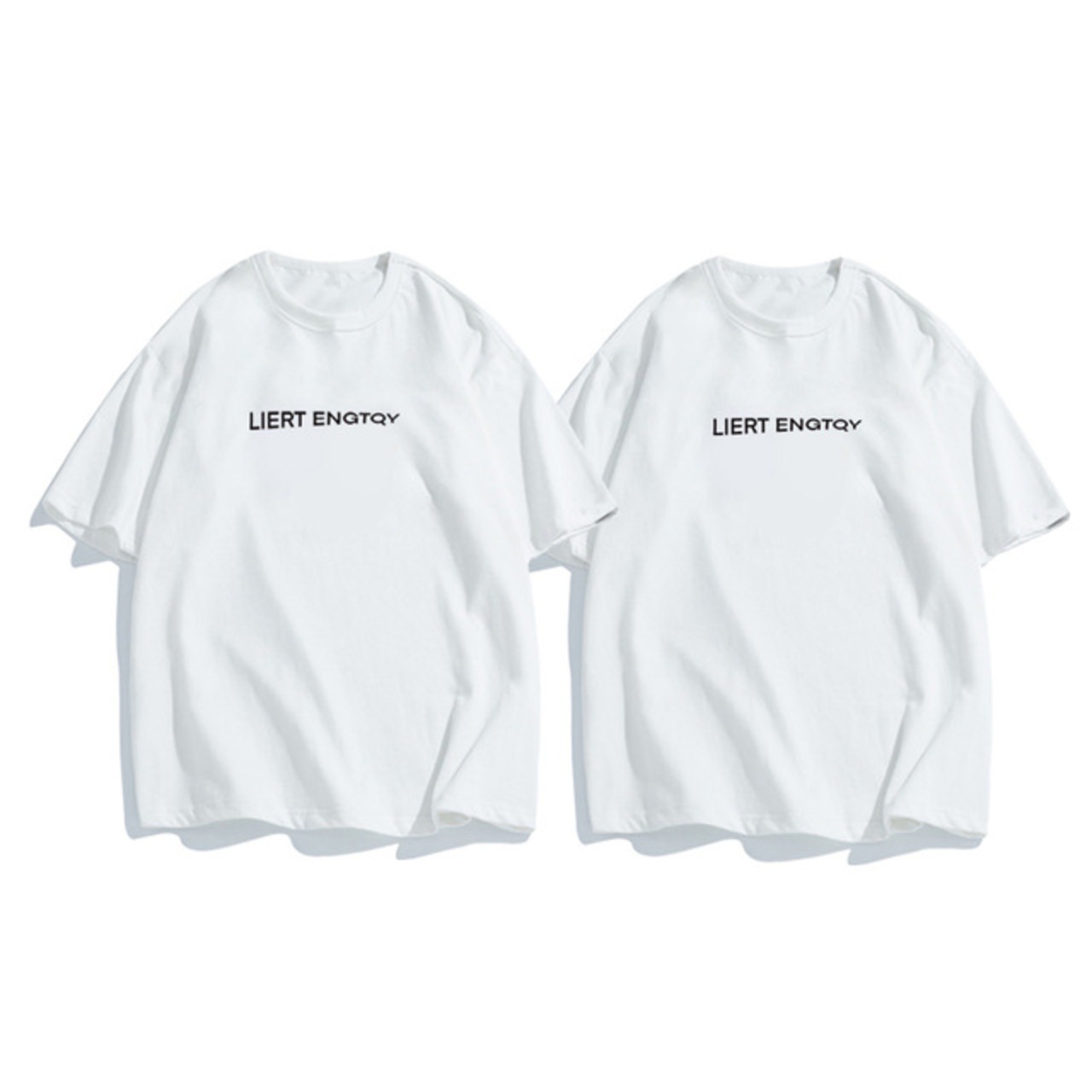特別デザイン ネット映え カップルコットンTシャツ（半袖）