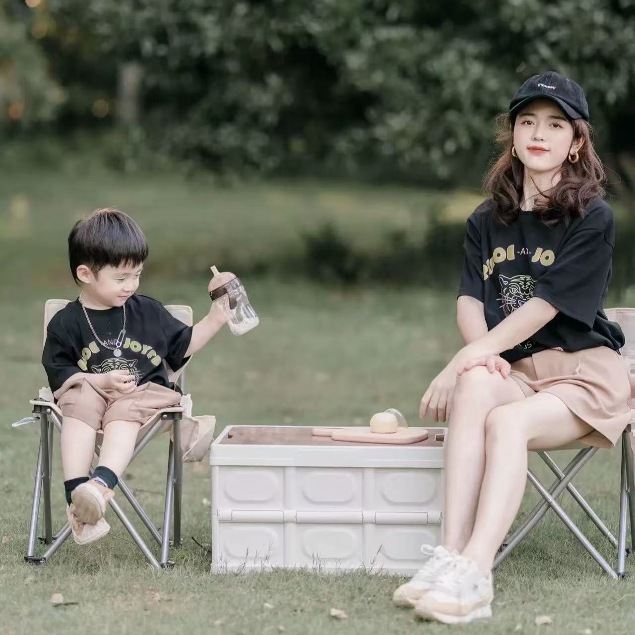 週末の親子コーデにピッタリ！黒虎Tシャツ