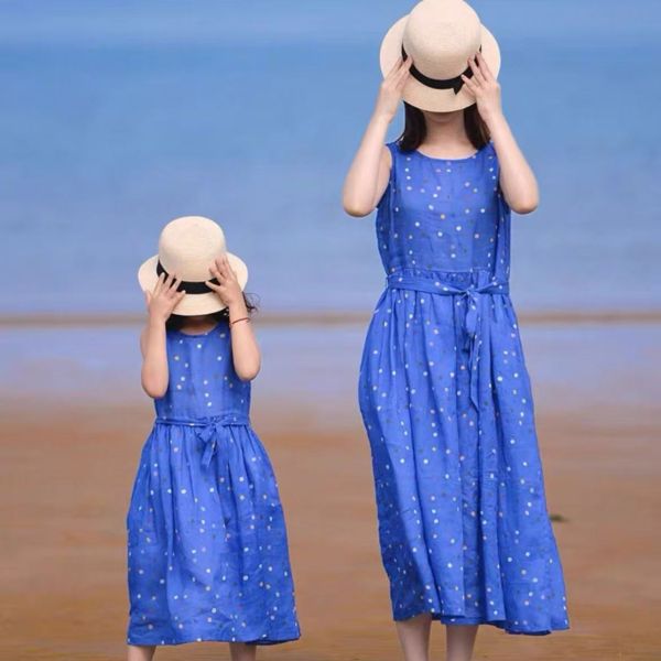 親子ペアルック 夏の思い出 麦わら帽子 母娘帽子