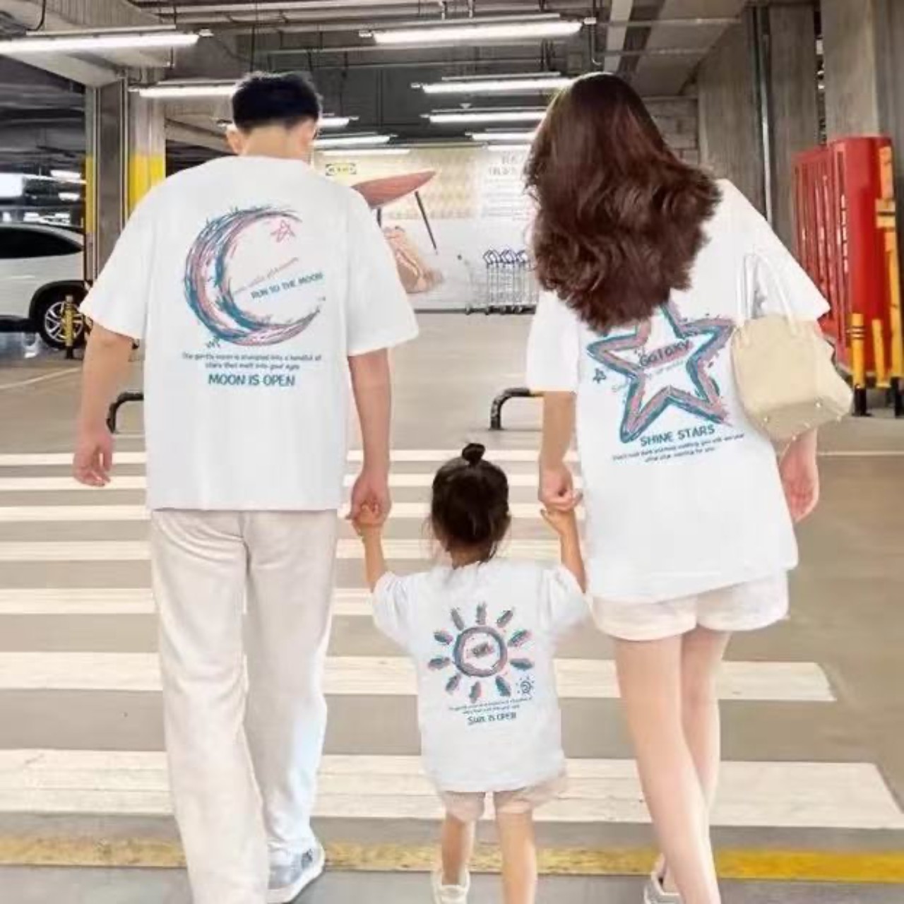 親子ペアルック ソラノカケラTシャツ