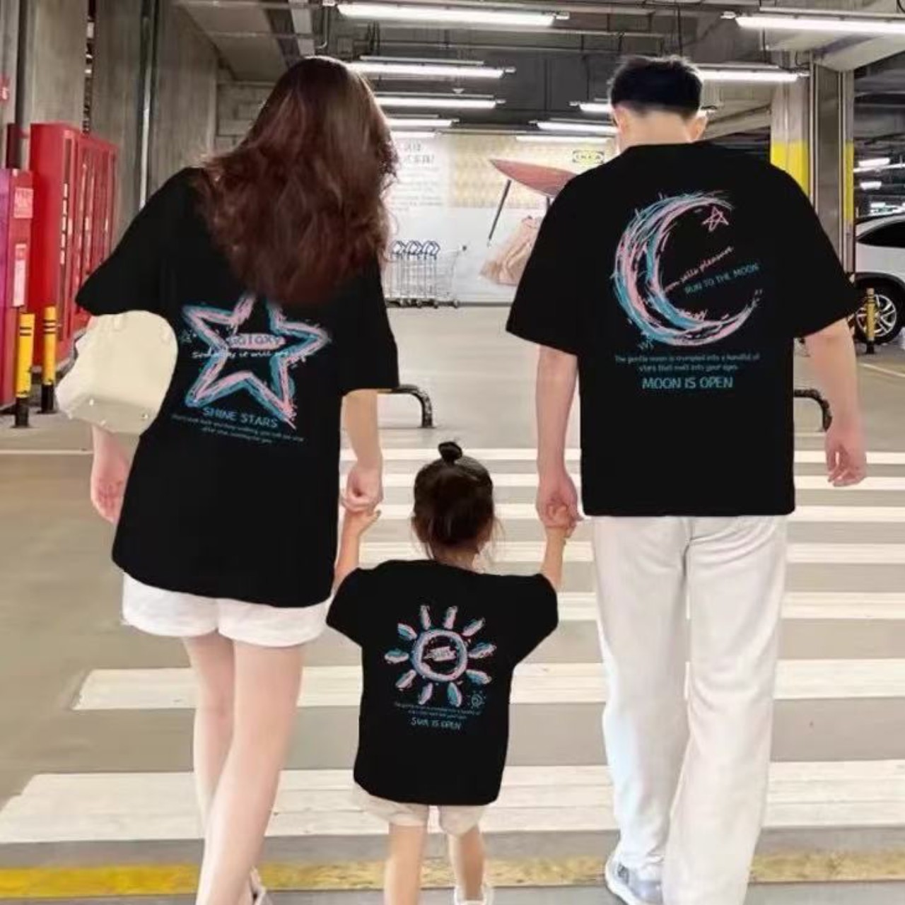 親子ペアルック ソラノカケラTシャツ
