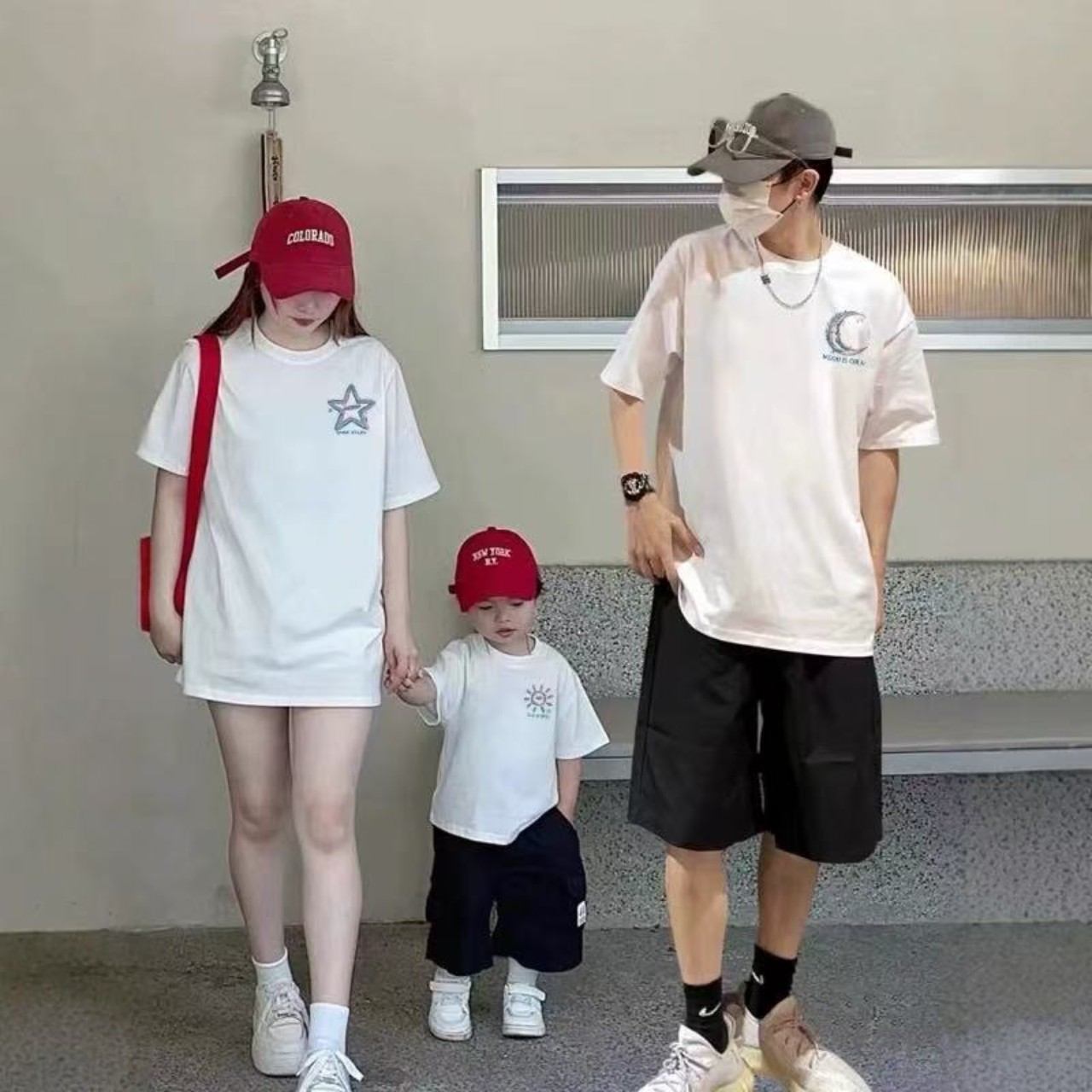 親子ペアルック ソラノカケラTシャツ