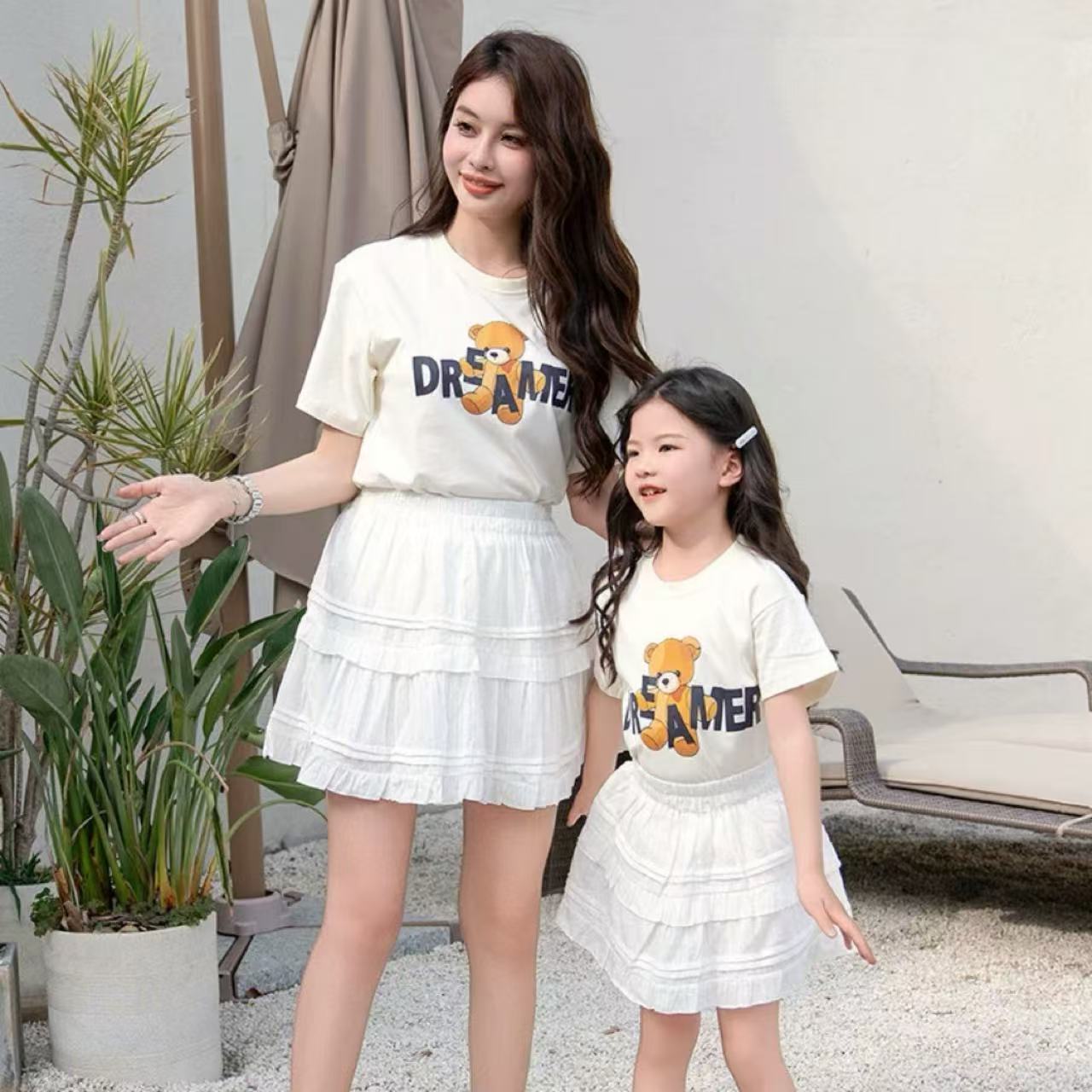 親子ペアルック DREAMARベアーTシャツ