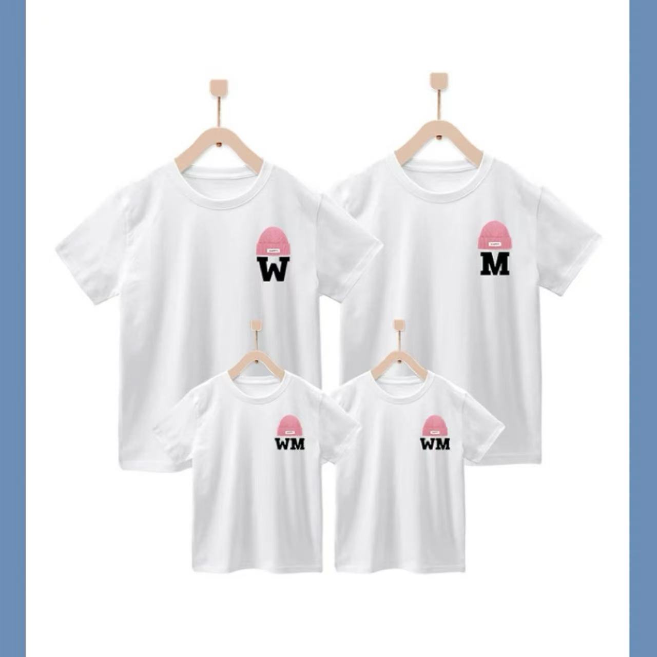 親子ペアルック MWニット帽Tシャツ
