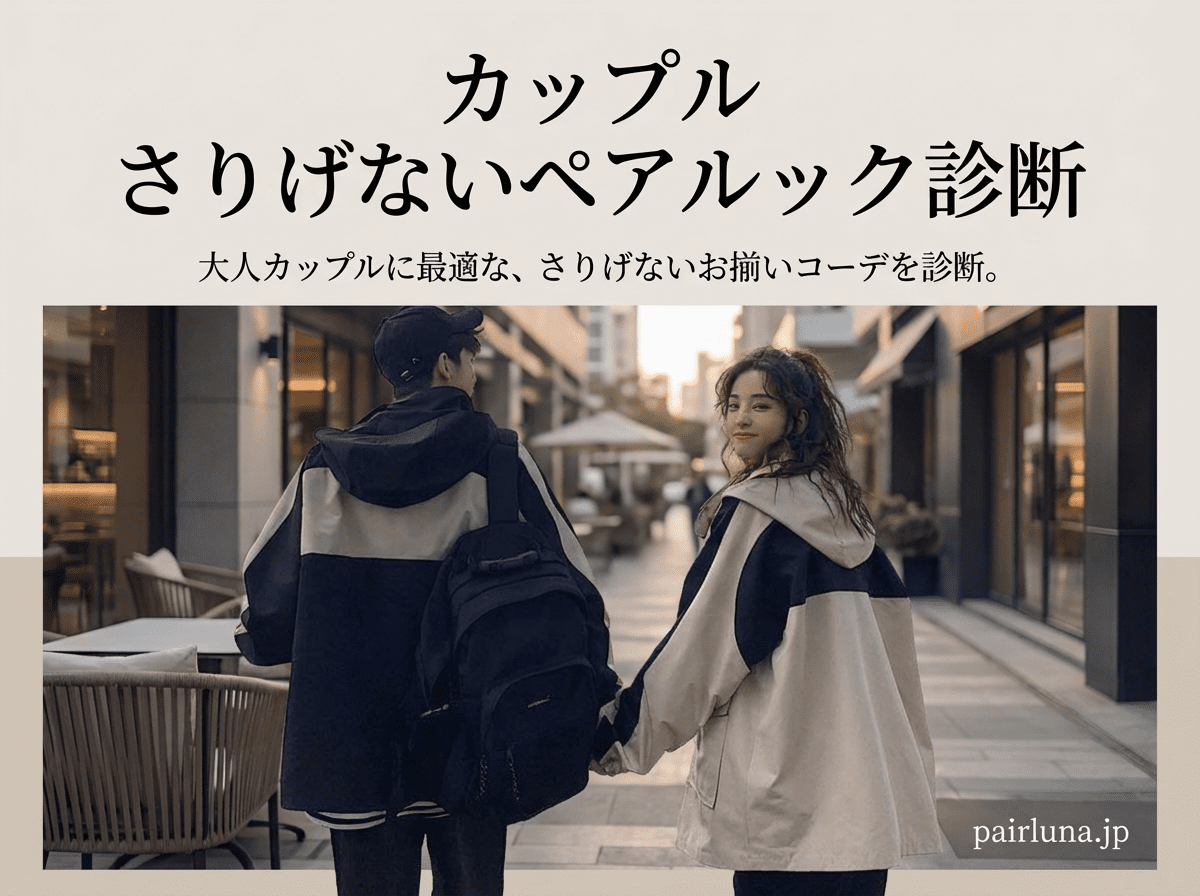 カップル さりげないペアルック診断