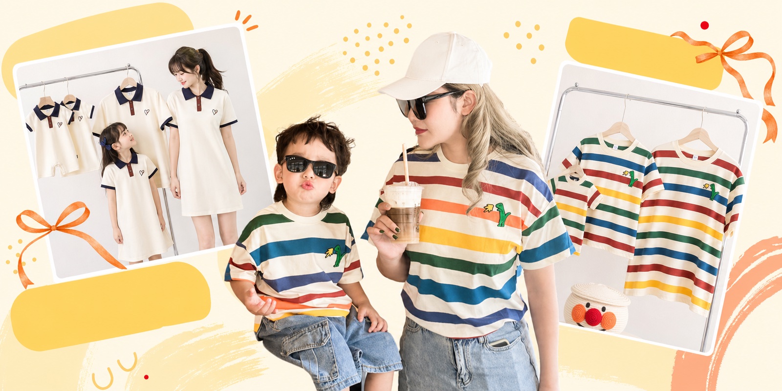 初夏の親子リンク 〜母娘で纏う、淡やかな休日〜