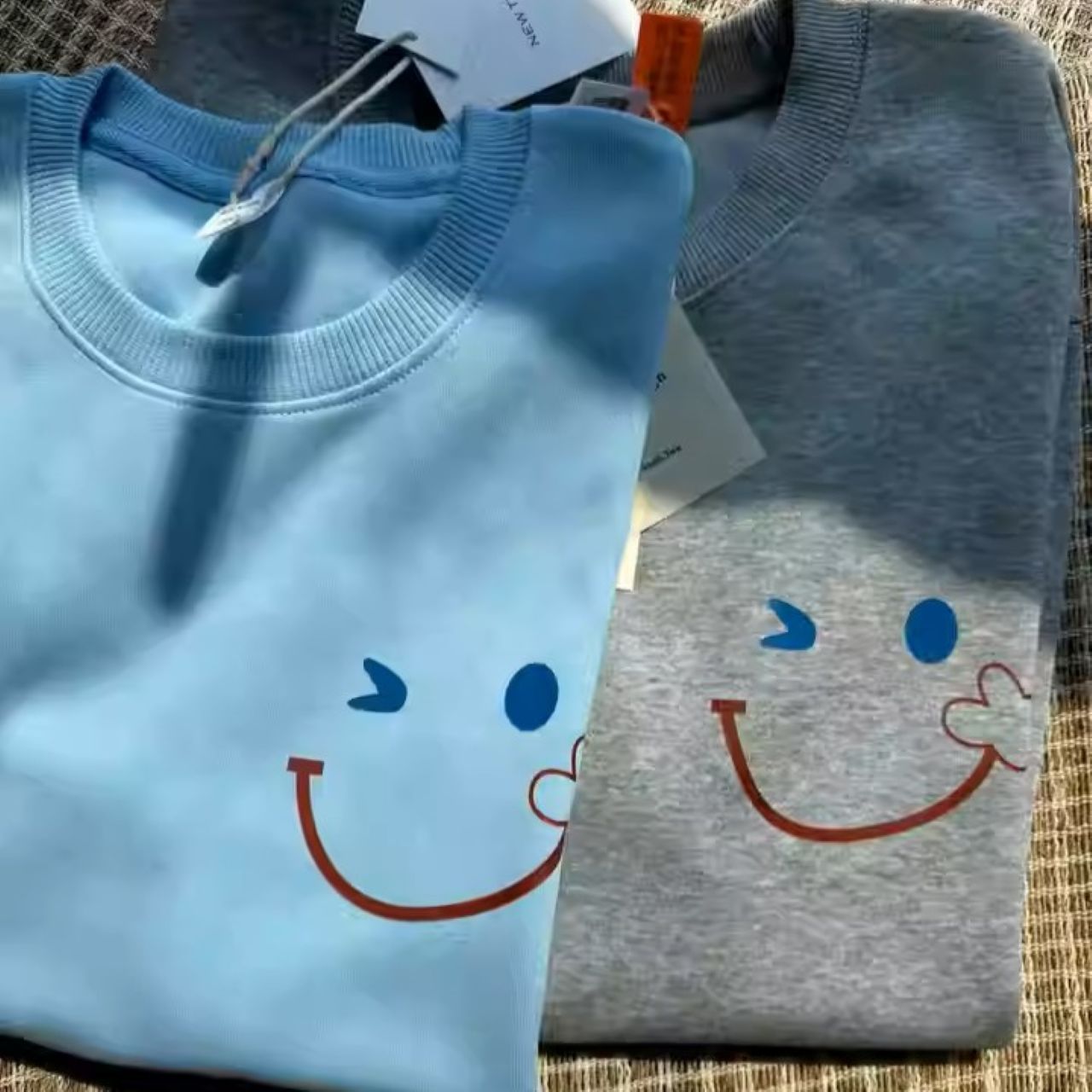 親子ペアルック スマイルピース トレーナー