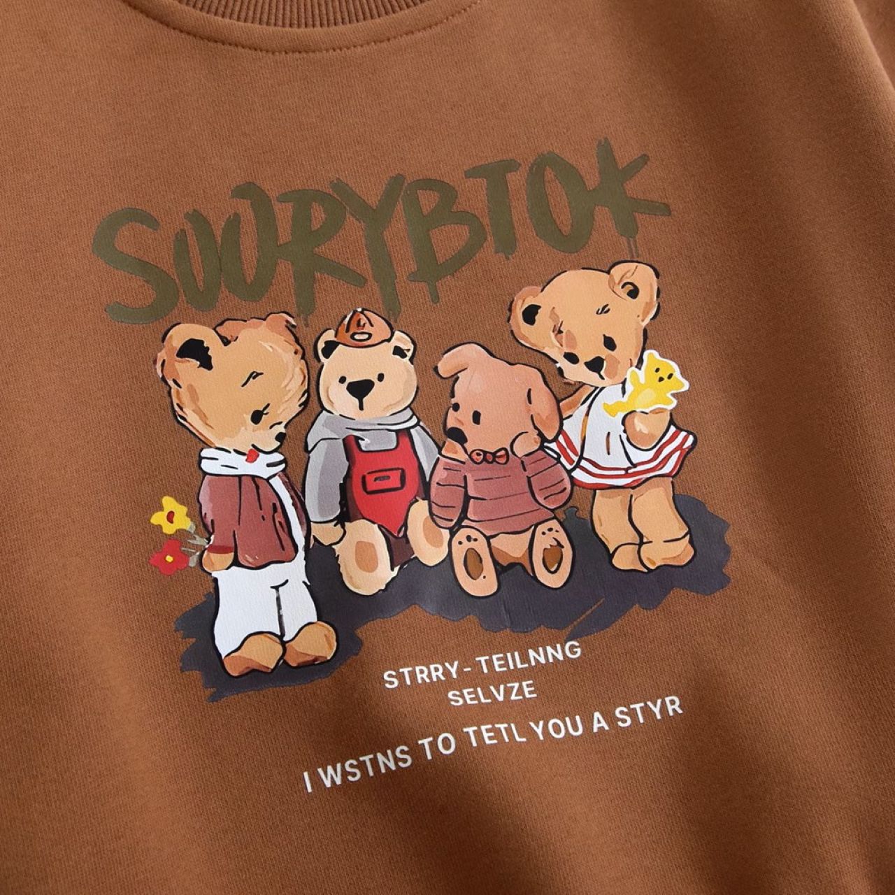 親子ペアルック ベアファミリー トレーナー