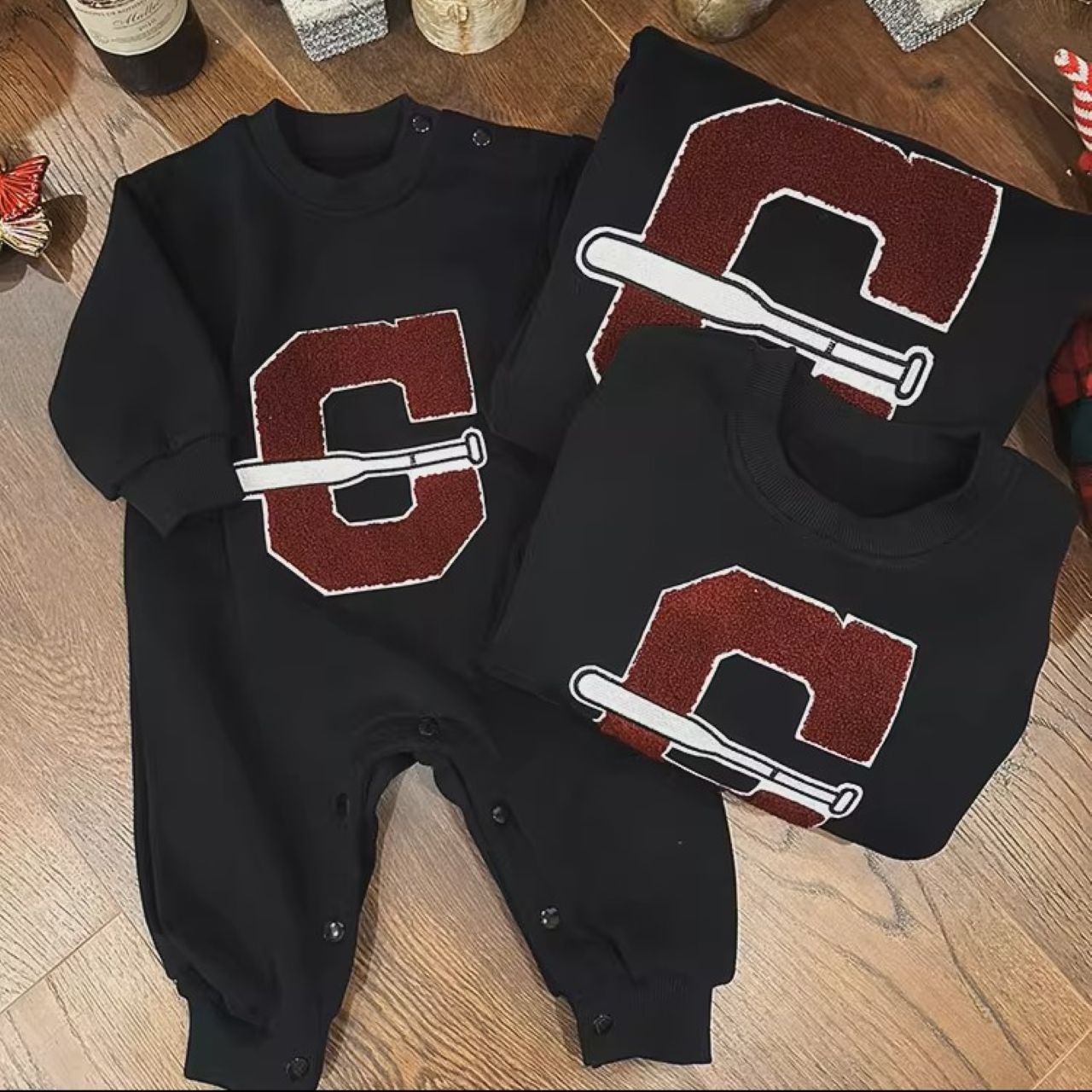 親子ペアルック ビッグCロゴ トレーナー