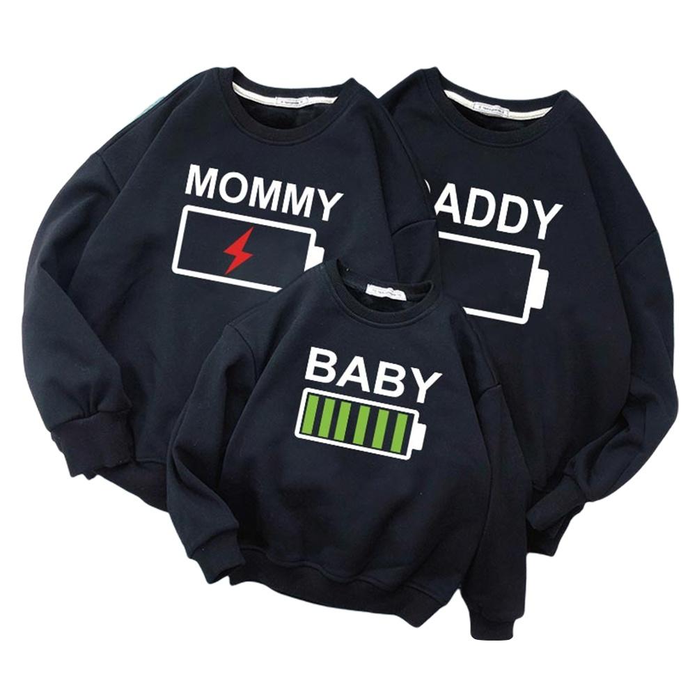 親子ペアルック Battery トレーナー・ロンパース