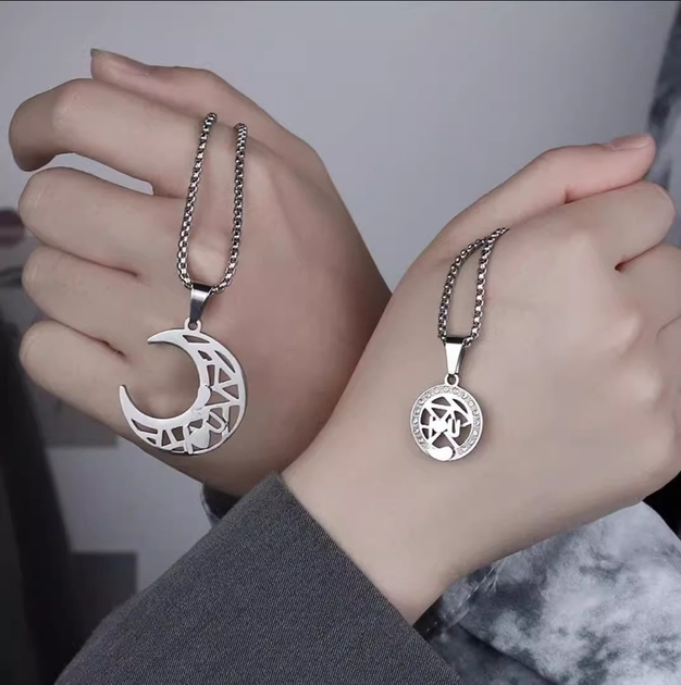 ペアアクセサリー エクリプス カップルネックレス