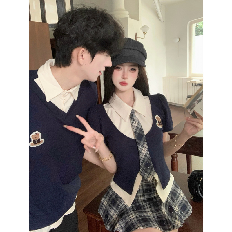 レディーストップス 学院風レイヤード
