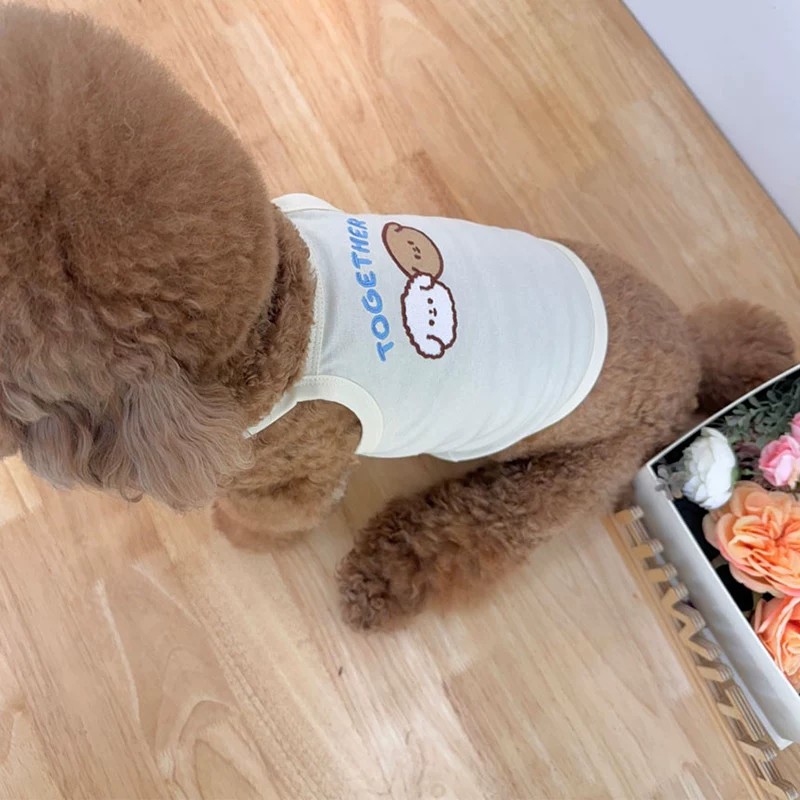 ペットペアルック 「TOGETHER」プリント Tシャツ