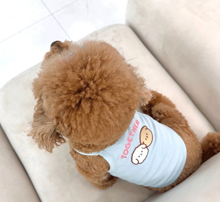 ペットペアルック 「TOGETHER」プリント Tシャツ