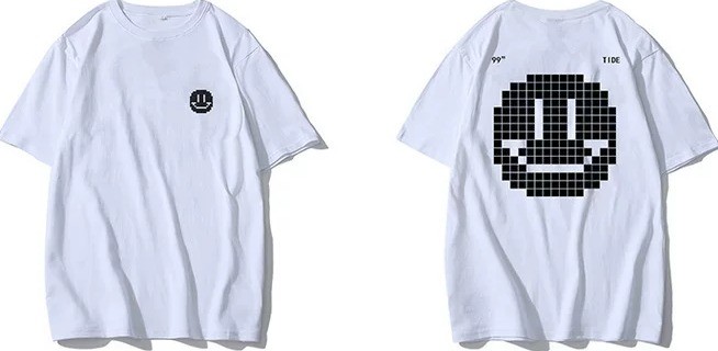 ペットペアルック バックスマイルTシャツ