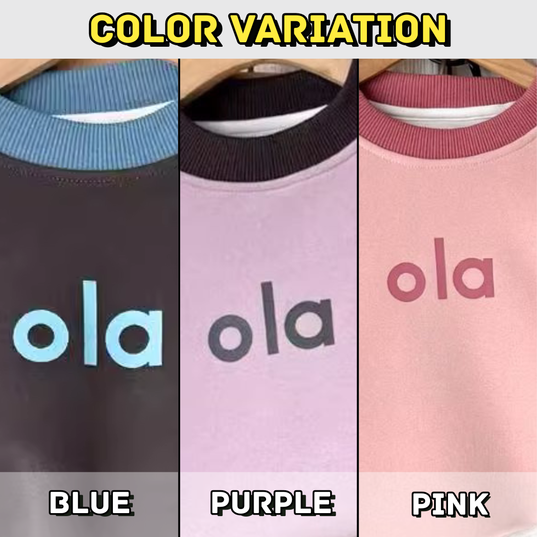 親子ペアルック olaロゴトレーナー