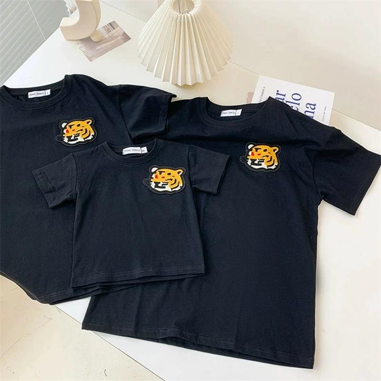 親子ペアルック タイガースマイルTシャツ