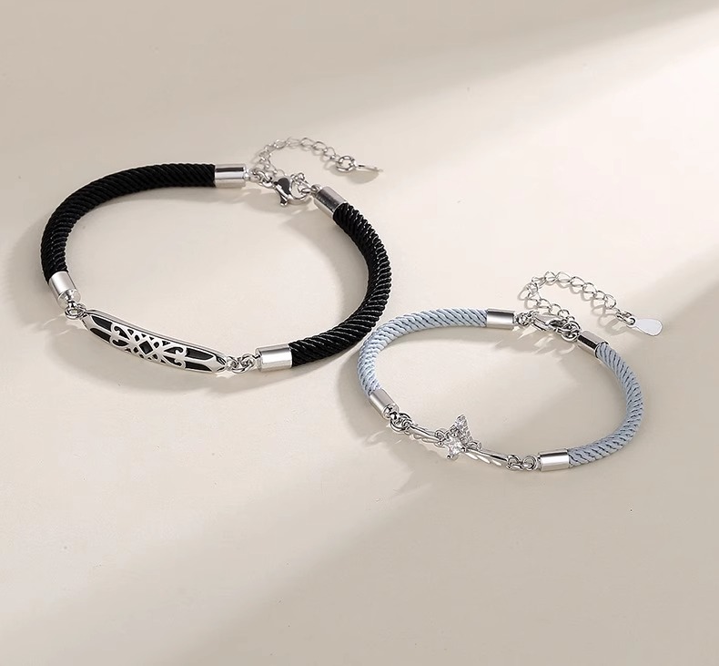 ペアアクセサリー クラウン＆ソード カップルブレスレット