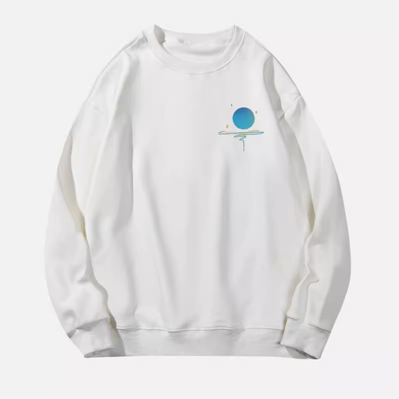 カップルペアルック ブルームーントレーナー