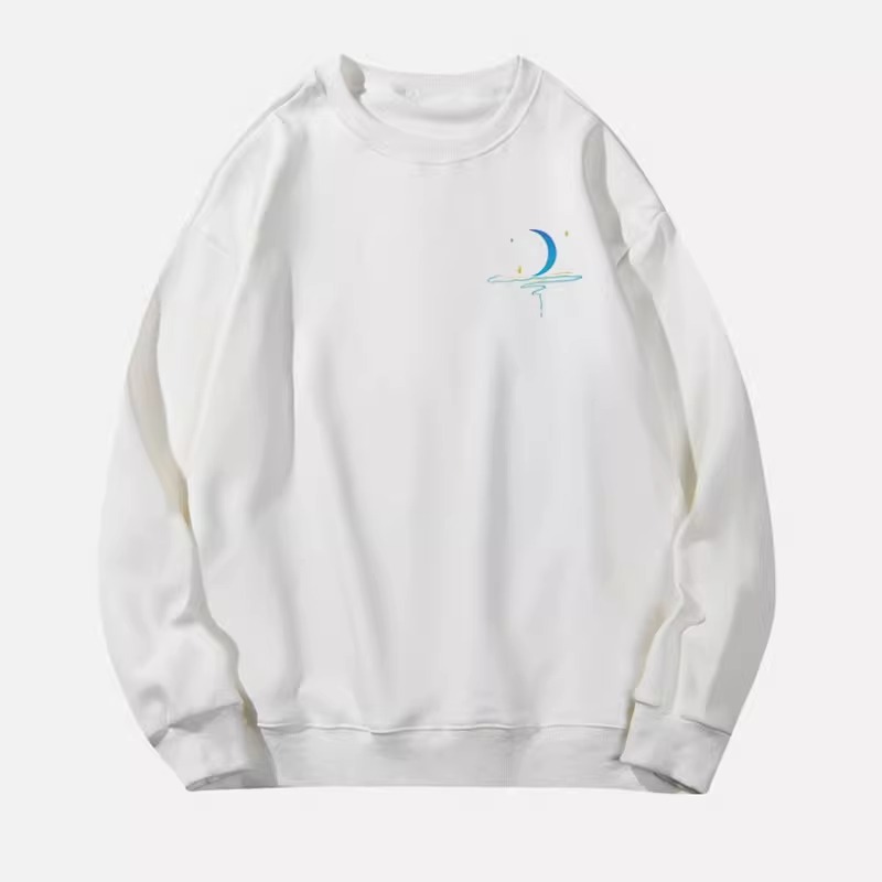 カップルペアルック ブルームーントレーナー