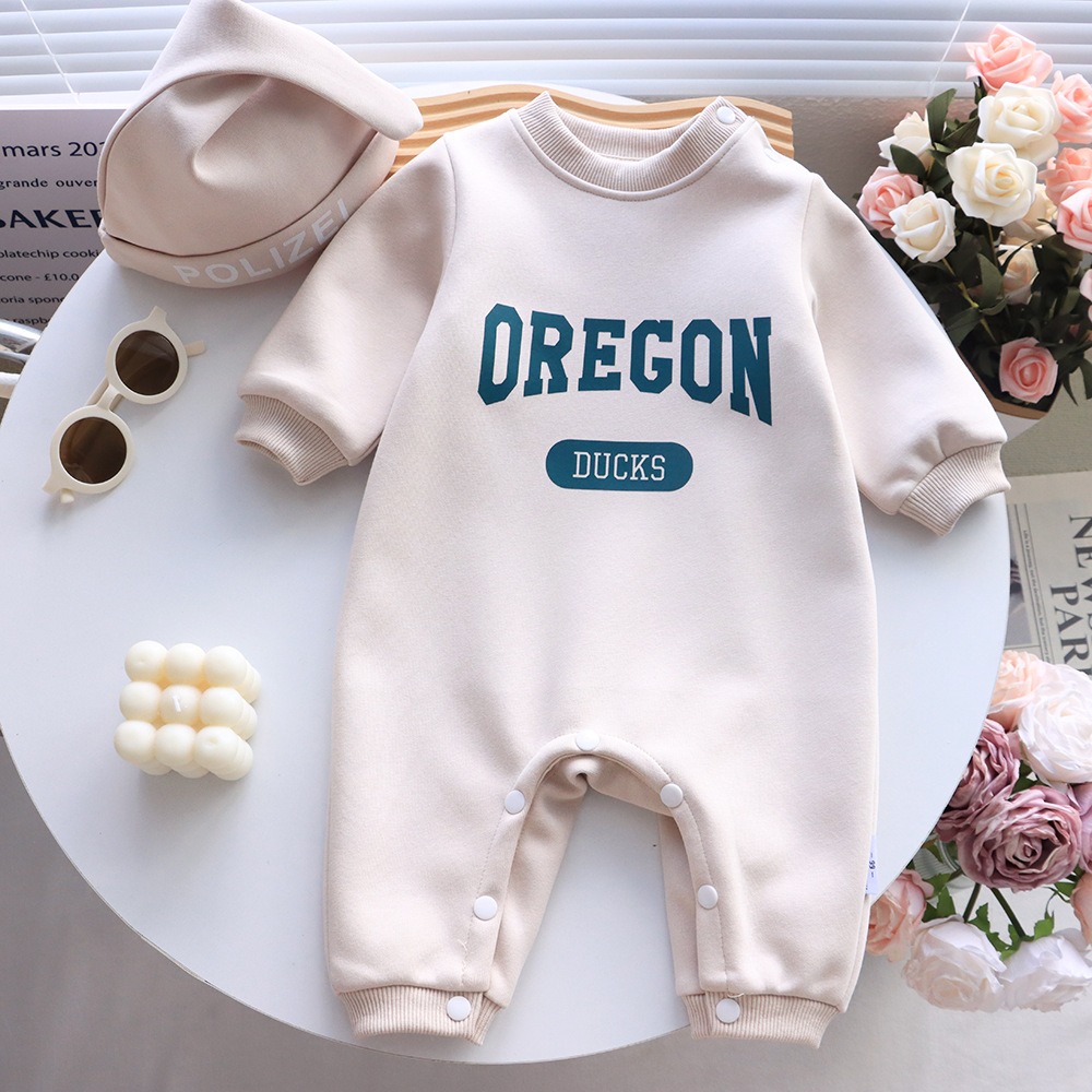 親子ペアルック OREGONロゴ入りトレーナー 家族お揃いスウェット