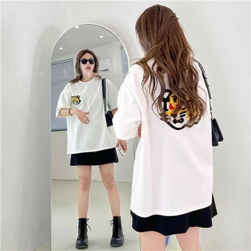 親子ペアルック タイガースマイルTシャツ