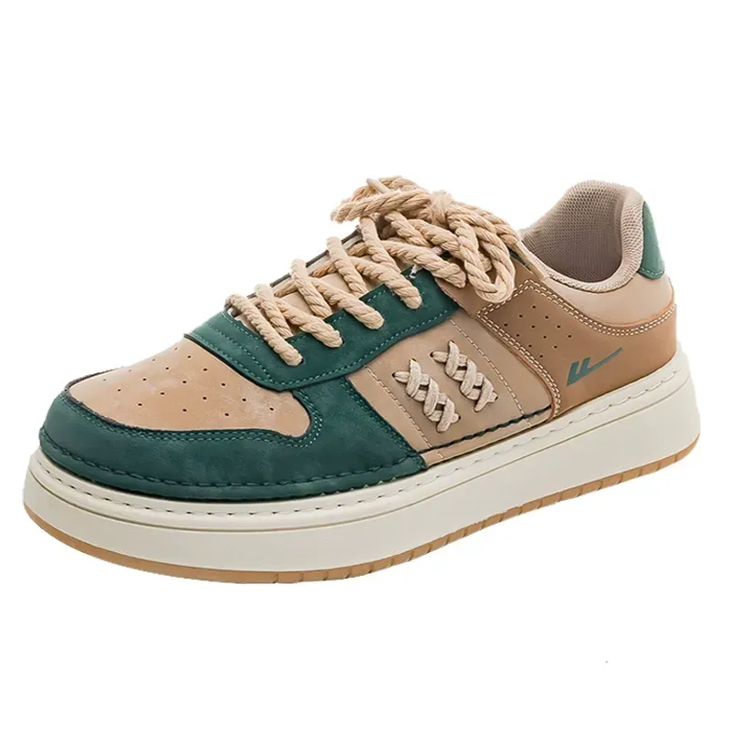 ペアルック ヘリテージ・リンク アースカラー ペアスニーカー