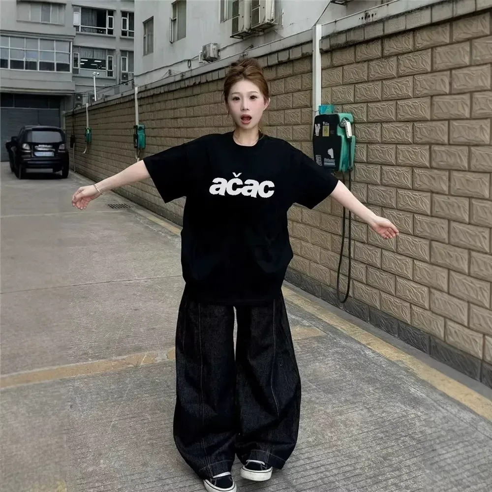 カップルペアルック acac ビッグロゴ オーバーサイズTシャツ