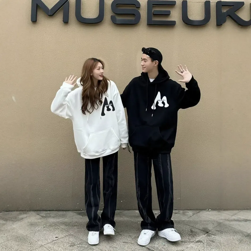 カップルペアルック ツイン・エム パーカー（ユニセックス）