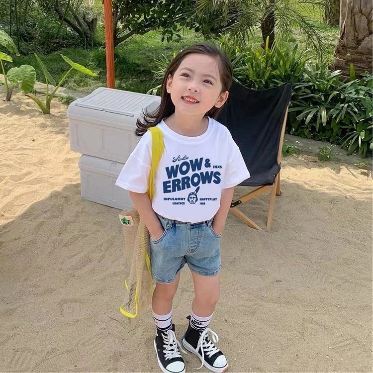 親子ペアルック ヴィンテージ風カレッジTシャツ ～Wow & Arrows～