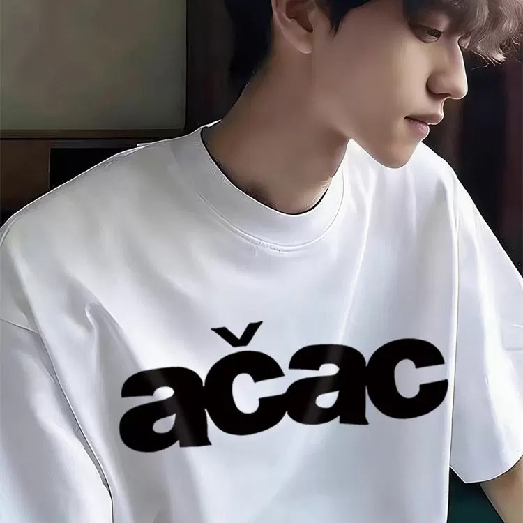 カップルペアルック acac ビッグロゴ オーバーサイズTシャツ