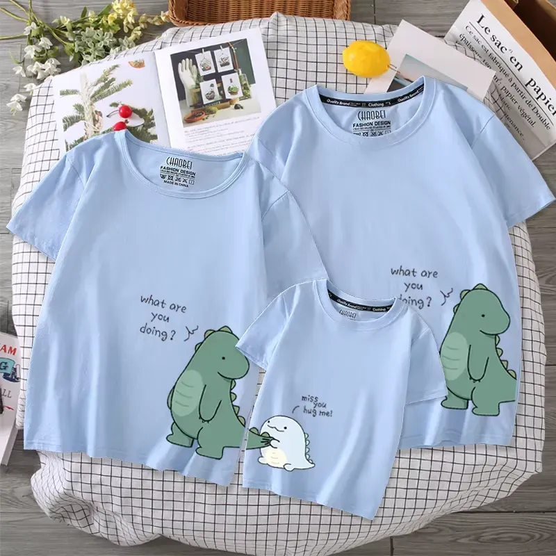 親子ペアルック 怪獣アートでつながるTシャツ