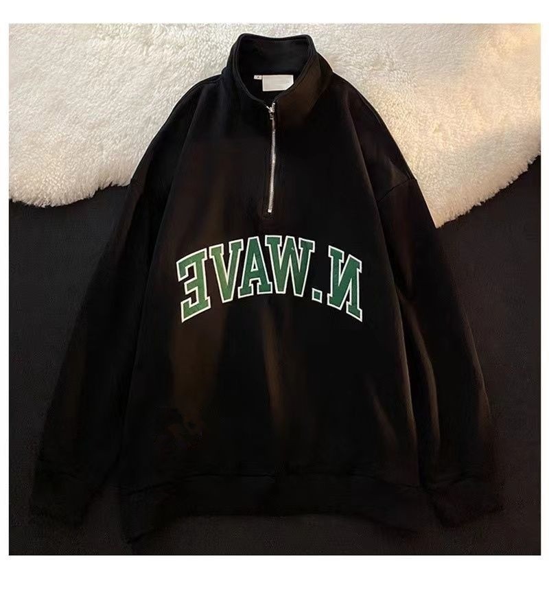 双子コーデ ペアルック ジップ付きトレーナー