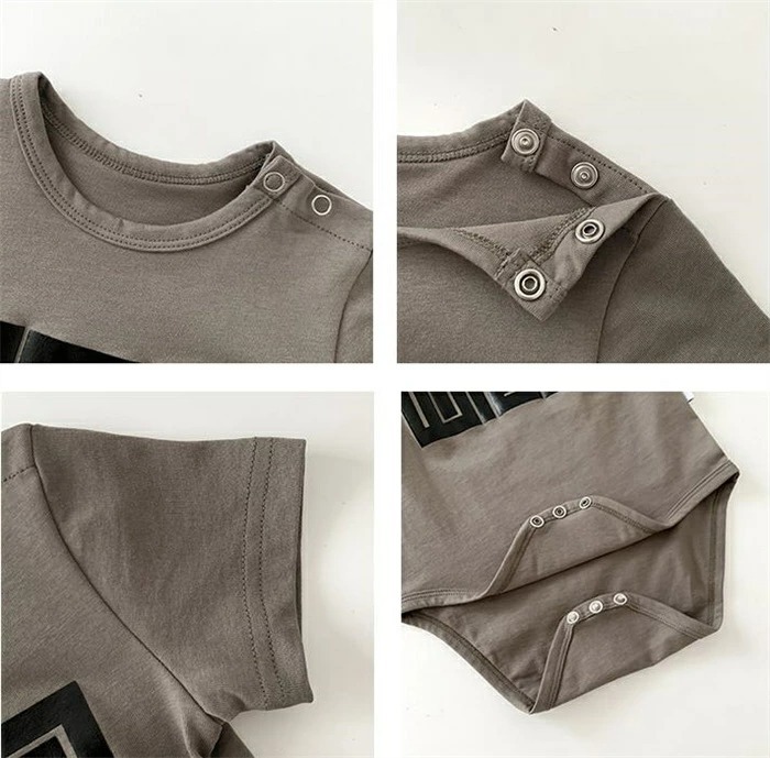 親子ペアルック アーバンジオメトリックロゴ Tシャツ＆ロンパース 