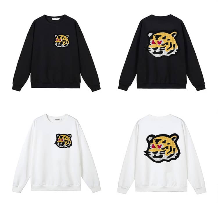 親子ペアルック タイガースマイル トレーナー・ロンパース