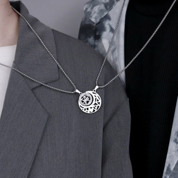 ペアアクセサリー エクリプス カップルネックレス