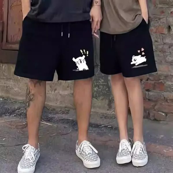 【2点セット】 驚きわんこ＆ルンルンわんこ お揃いショートパンツ