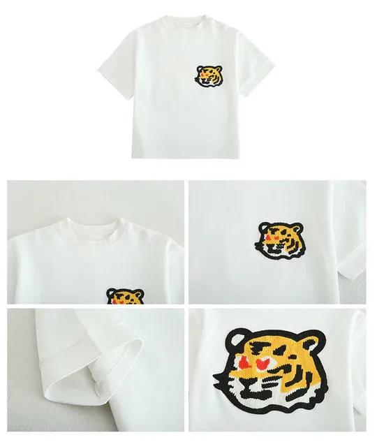 親子ペアルック タイガースマイルTシャツ