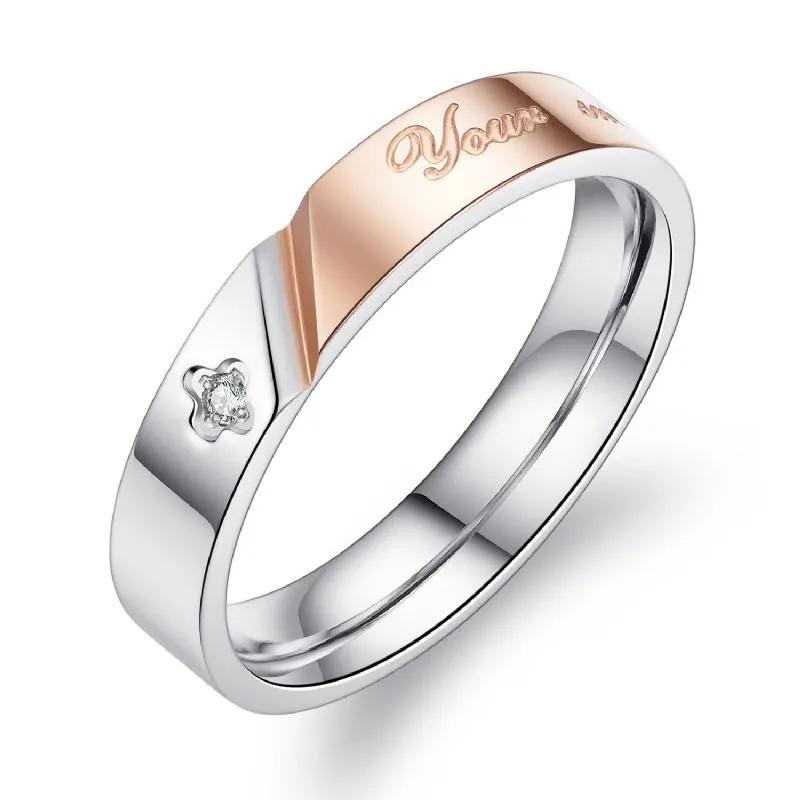 クリスタルダイヤモンド チタン鋼ペアリング