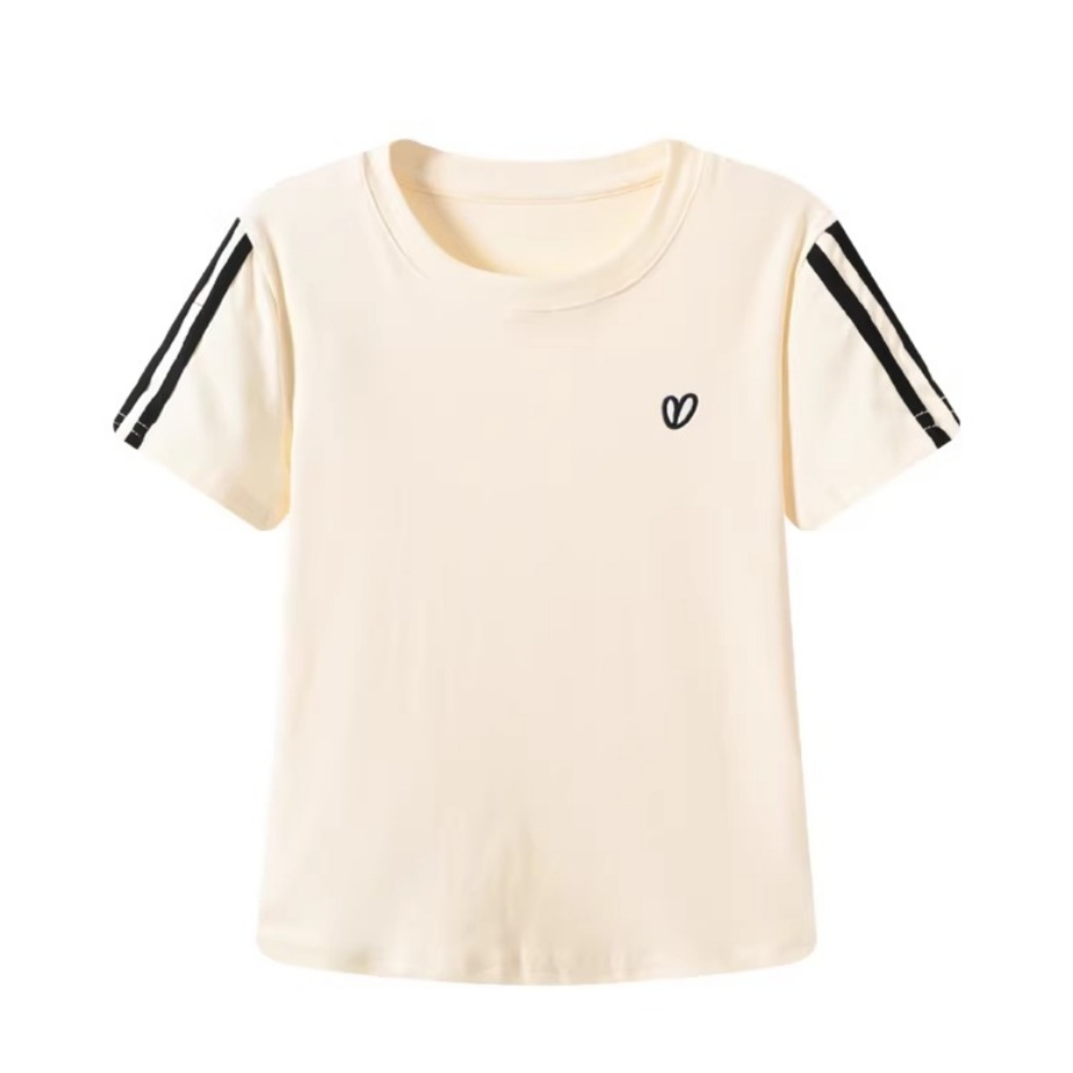 カップルペアルック シークレット・ハート スポーティリンクTシャツ