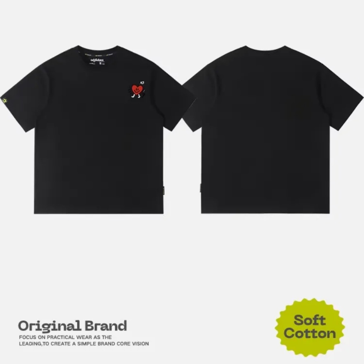 カップルペアルック ふたりを結ぶ ラビットハートTシャツ