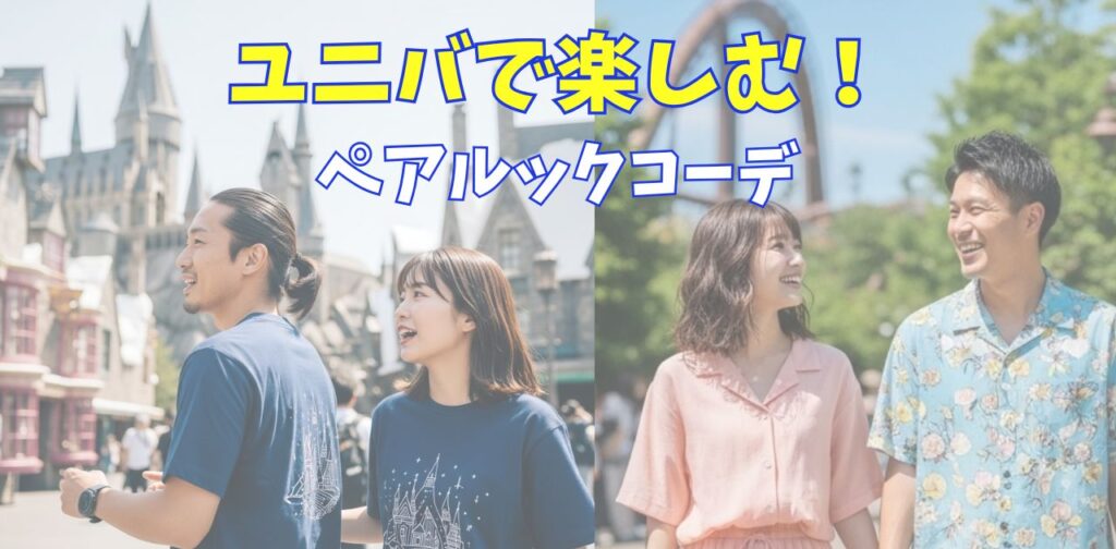 ユニバで楽しむペアルック！カップル・友達・家族向けのおそろコーデを春夏秋冬で解説！